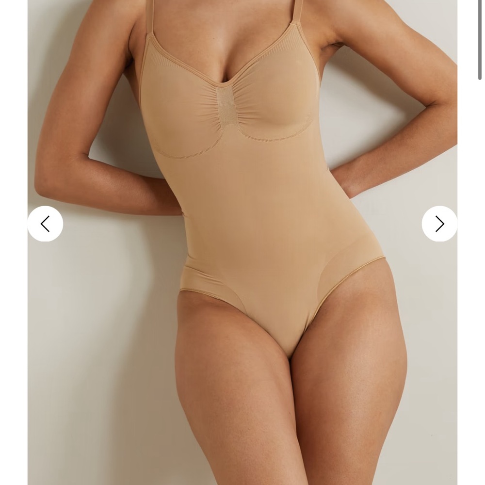 SKIMS Bodysuit Brief (Ochre)